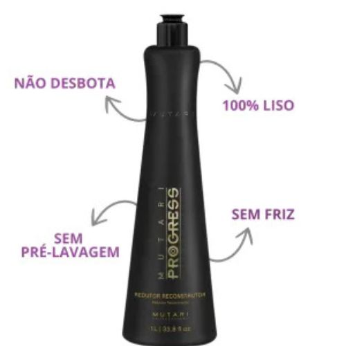 escova progressiva mutari progress redutor reconstrutor 1l