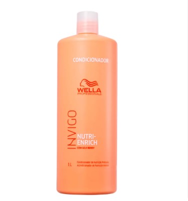 condicionador wella  nutri enrich invigo 1l