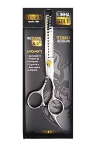 tesoura fio desbaste  6,5 sekich linha gold