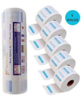 gola higienica  descartavel pescoo com 5 rolos