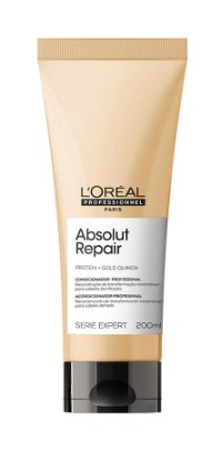 condicionador absolut repair  protein+gold quinoa loreal 200 ml