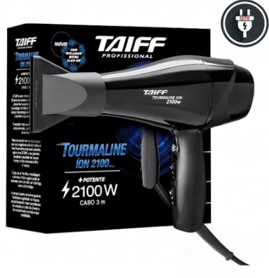 secador taiff  tourmaline on 2100w cabo 3m