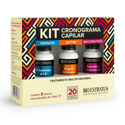 kit cronograma capilar - bio extratus