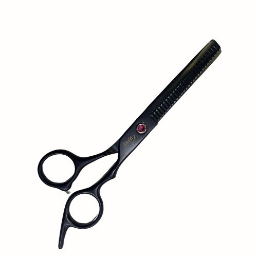 tesoura desbaste profissional jaguar 6.0 dentada preto 