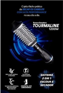 escova secadora tourmaline taiff 1200 w