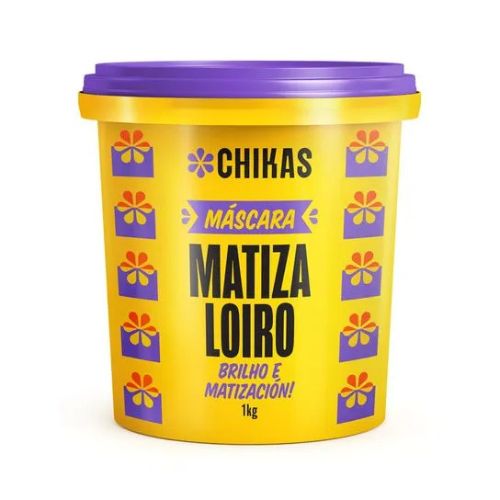 mscara capilar chikas matiza loiro 1kg