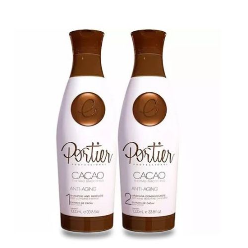 portier cacao escova progressiva (2 x 1 litro)