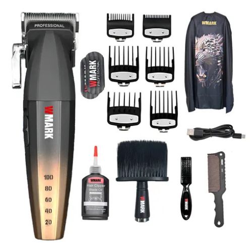 maquina de cortar cabelo wmark ng 2038 indicador display led