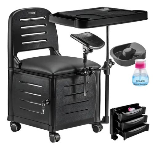 cirandinha manicure pedicure venezza com apoio pernas + mesa