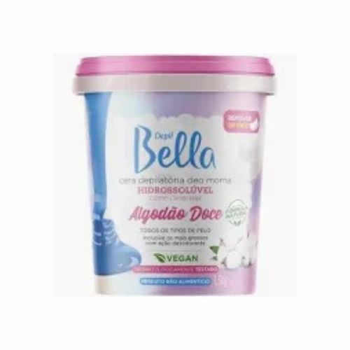 depil bella cera hidrosso algodao doce 1,3 kg