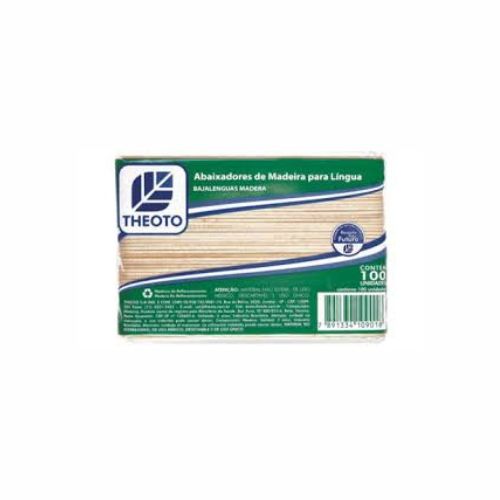 abaixador de lingua theoto c, 100 und